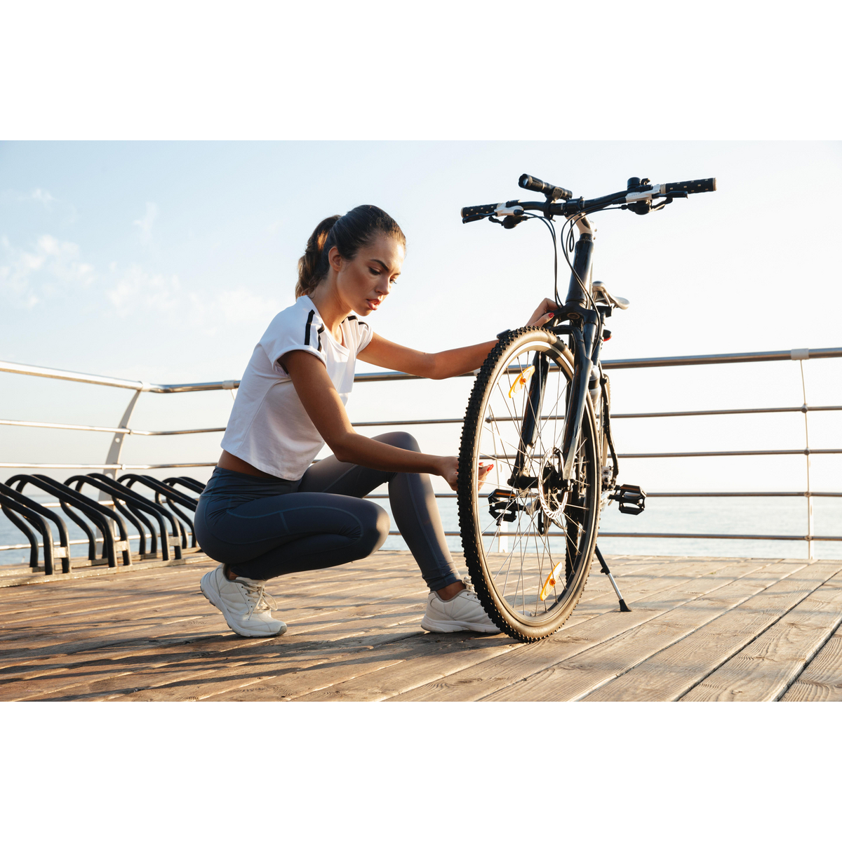 Supporto per portabiciclette supporto per riparazione di biciclette supporto  per bici in lega di alluminio strumenti per la riparazione di biciclette  professionali piega regolabile